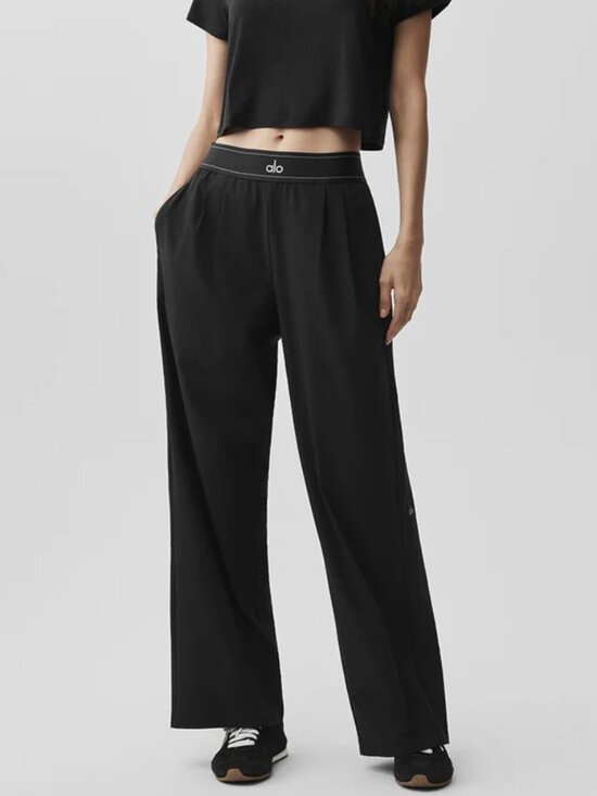 ALO Yoga Pants - 💁‍♀️💖NWT ALO Yoga Suit Up Trouser Black  (Regular) 30 inches Women's pants